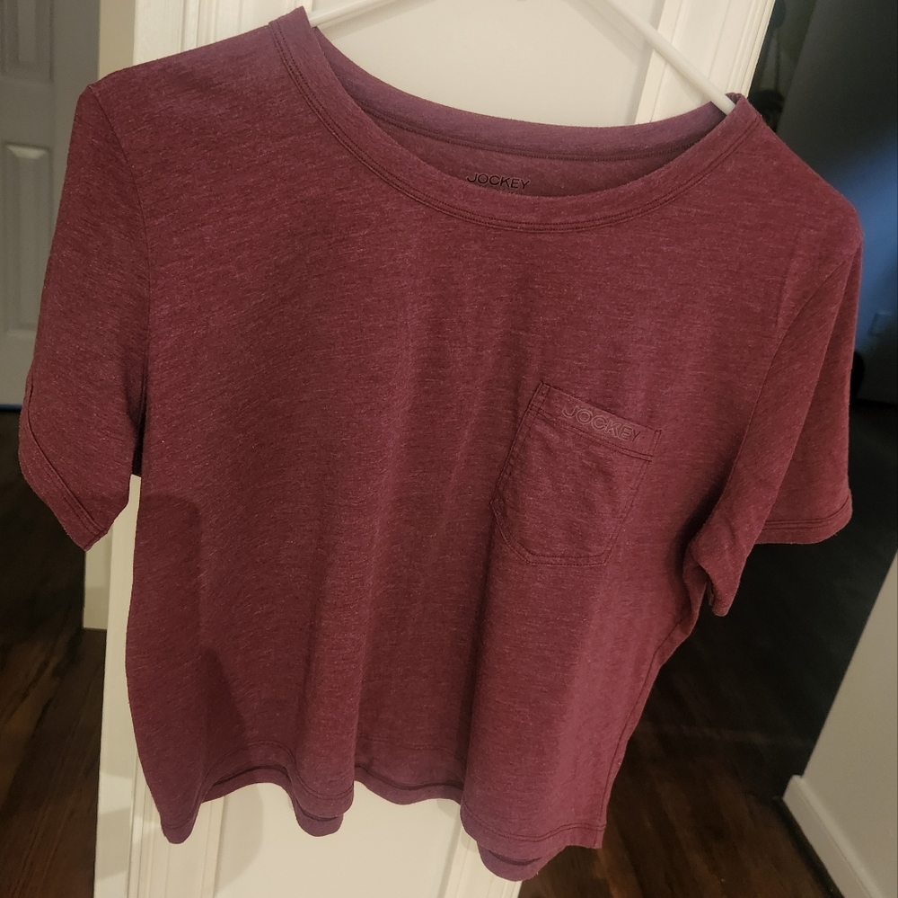 Purple Cropped Tee